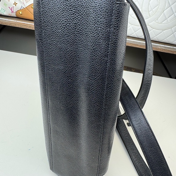 CHANEL Caviar Flap Shoulder Bag Black - Picture 7 of 12